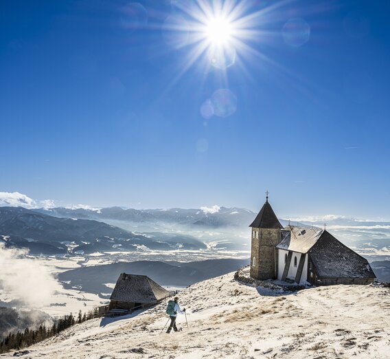 Schneeschuhwanderung zur Wallfahrtskirche Maria Schnee | © STG | Pixelmaker