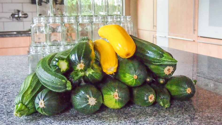 Zucchinigemüse aus dem eigenen Garten | © Antipasti Steirisch Joshi